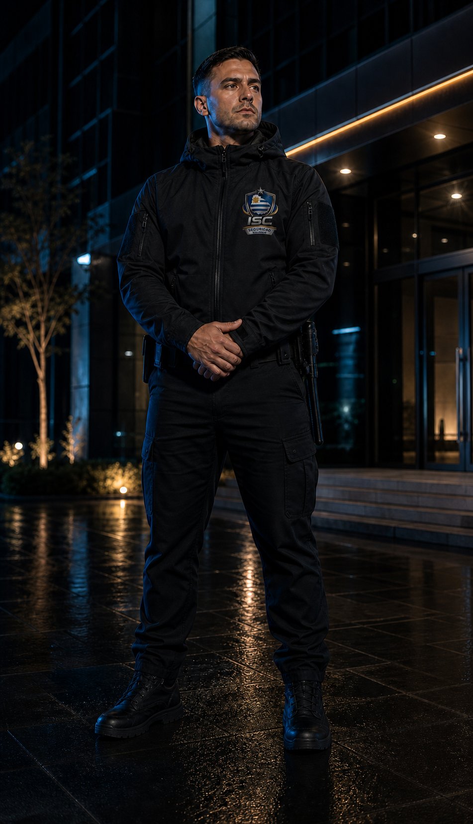 Guardia de seguridad ISC en operaciones